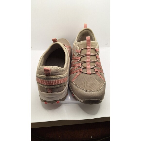 Skechers Womens Seager Hiker Shoes Sz 9 Taupe/Pink Vegan Memory Foam Slip On - Picture 3 of 8
